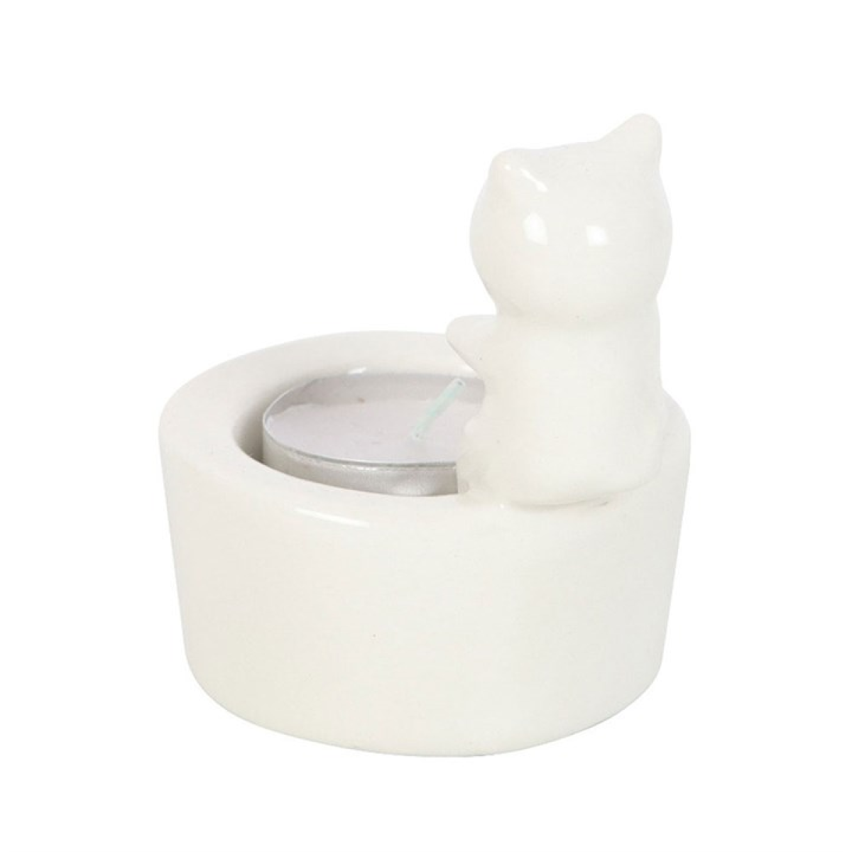 Warm Paws, Happy Hearts 🐾 Cat Tealight Holder