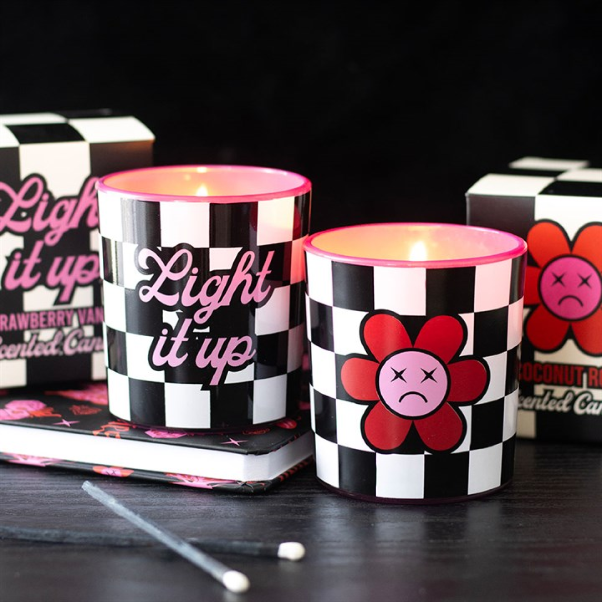 Bougie Fraise Vanille Light It Up