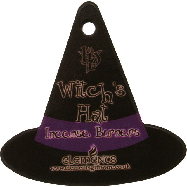 Porte-cônes d'encens Chat et Chapeau de Sorcière