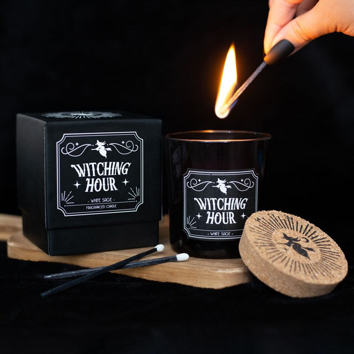 ๐ฏ๏ธ Witching Hour White Sage Candle โ Mystical Cleansing Aroma for Mind & Spirit ๐