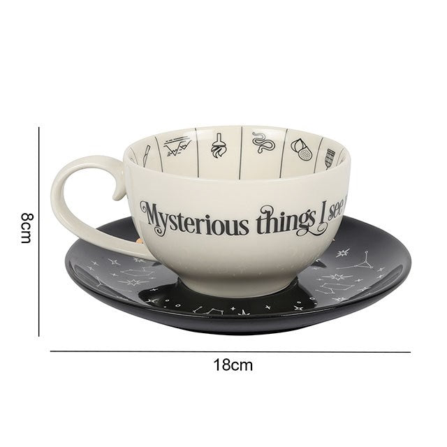 Tasse à thé en céramique pour divination
