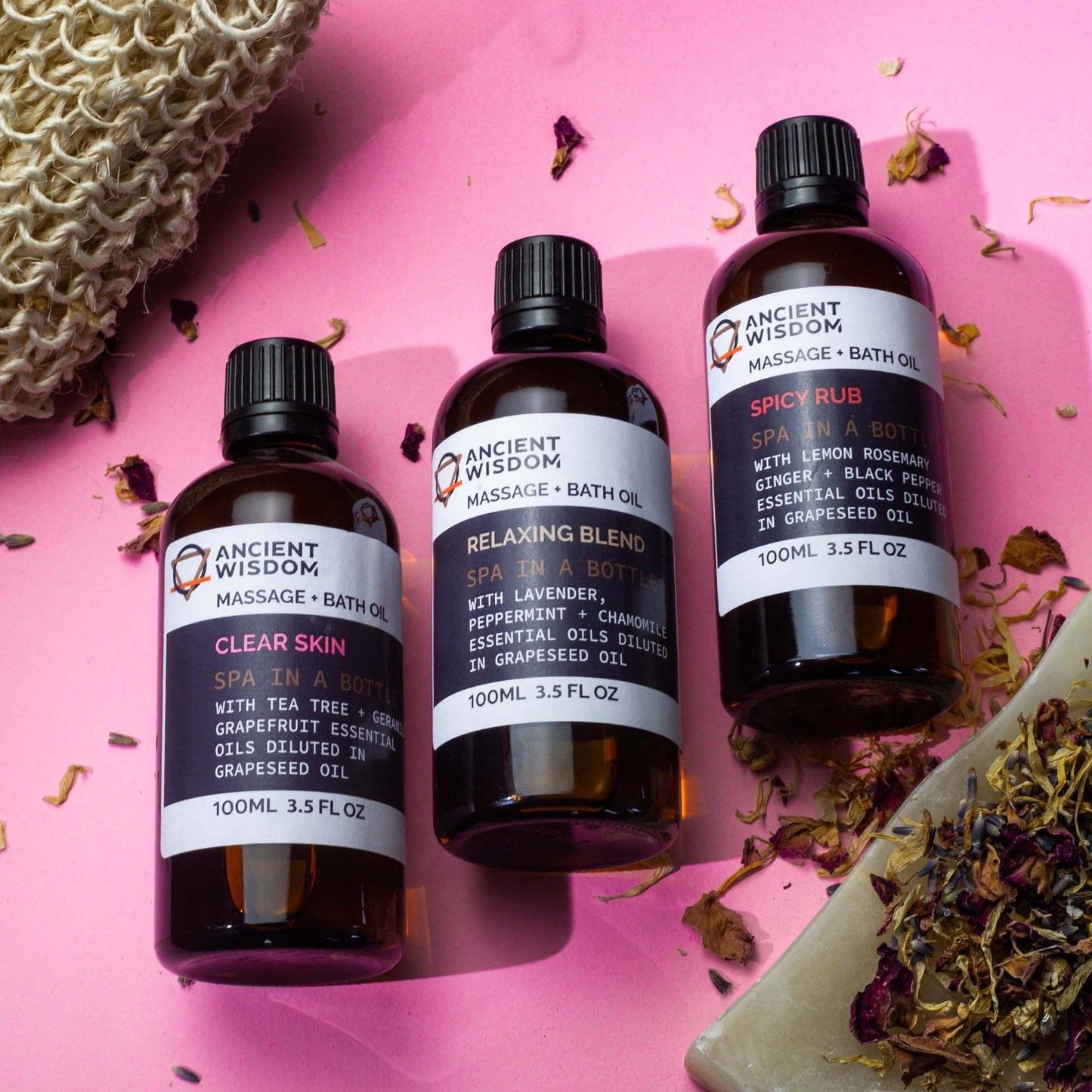 Huile de massage Menthe Poivrée Fraîche – Mélange vivifiant d'huiles essentielles pour la relaxation et la récupération