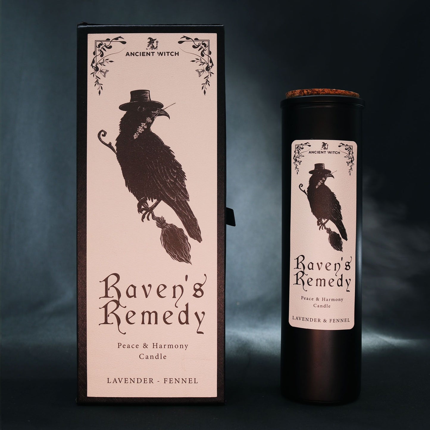 🕯️ Ancient Witch Raven’s Remedy Candle – Peace & Harmony 🕊️