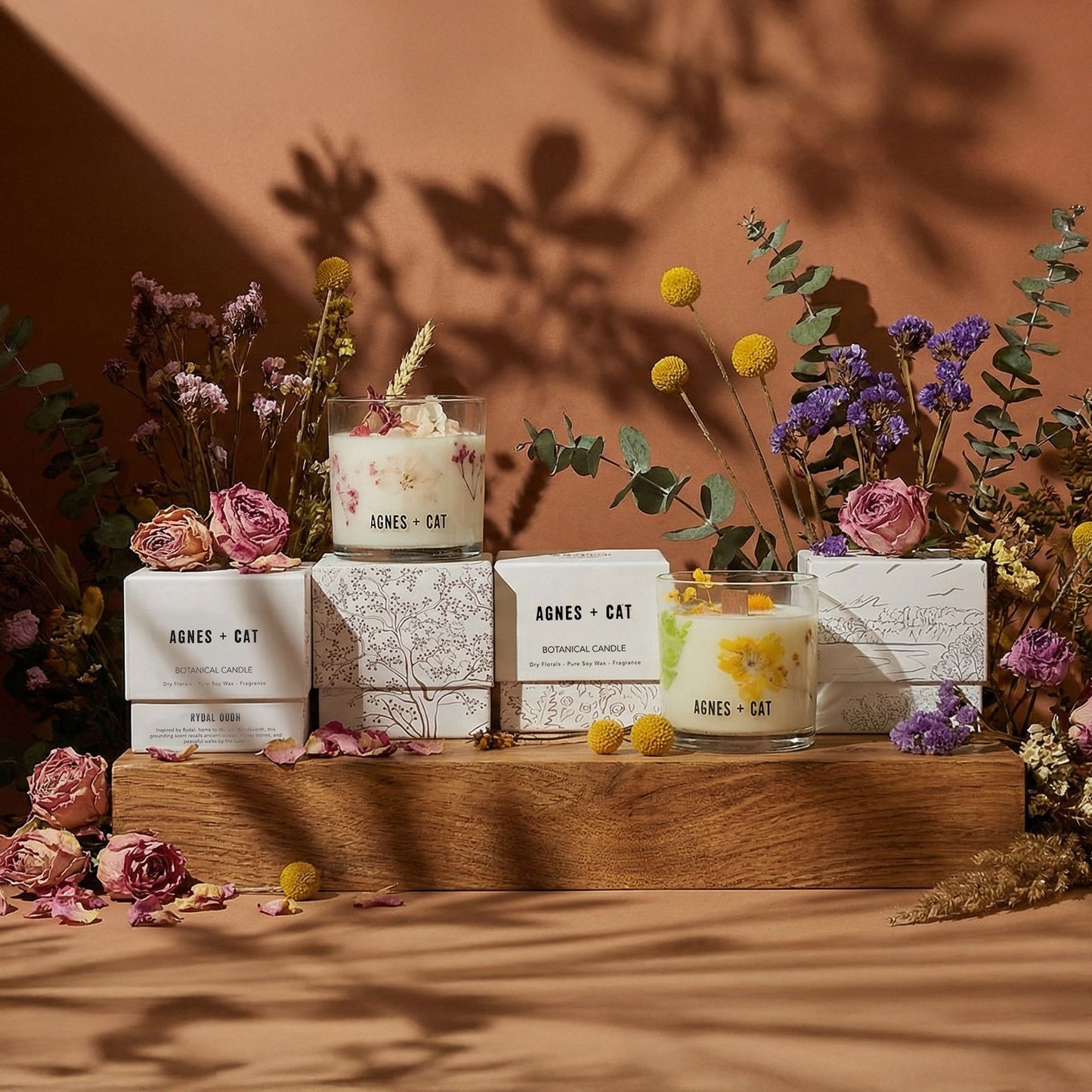 Bougie en cire de soja végétale Agnes + Cat – Moka Lakeland (350g)
