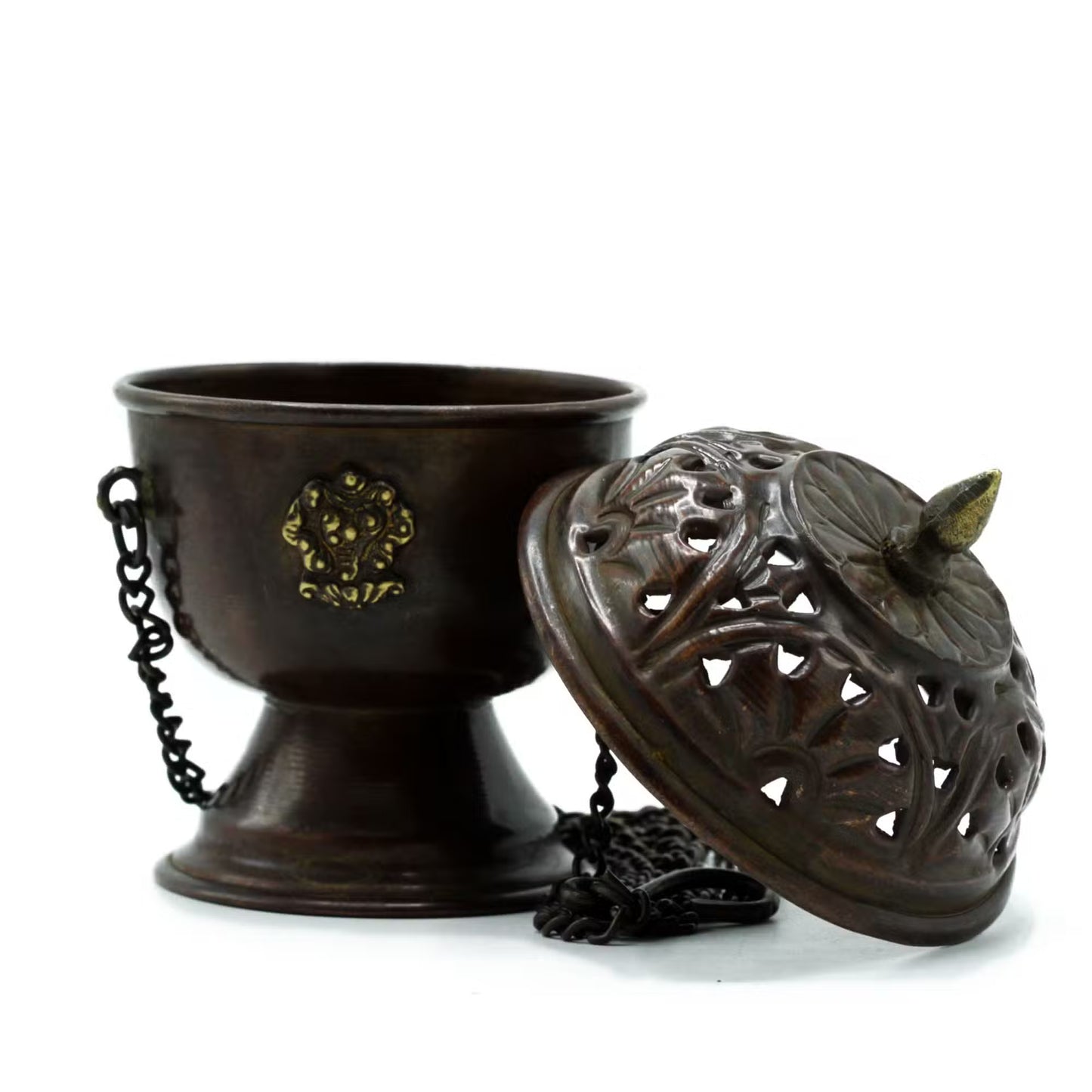 ๐ฟ Copper Tibetan Incense Burner โ Classic Hanging Serenity ๐ฟ