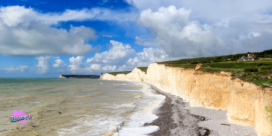 solo travelling from London, Seven Sisters Cliff