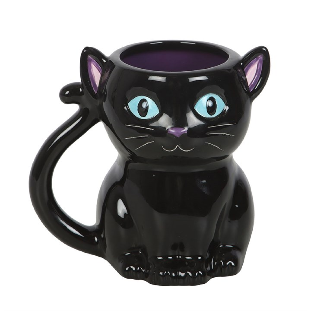 🐈‍⬛ Cute & Creepy Black Cat Mug – Gothic Charm for Every Sip ☕✨