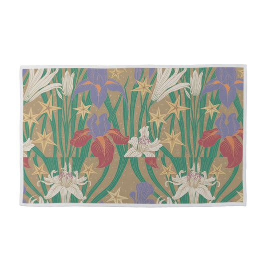 Art Nouveau Hand & Face Towel Set (Made in the UK) – Super-Absorbent,