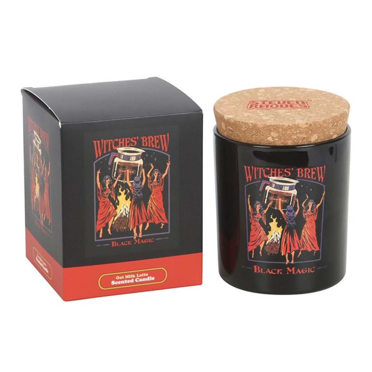 Bougie Lait d'Avoine Latte "Witches' Brew" par Steven Rhodes