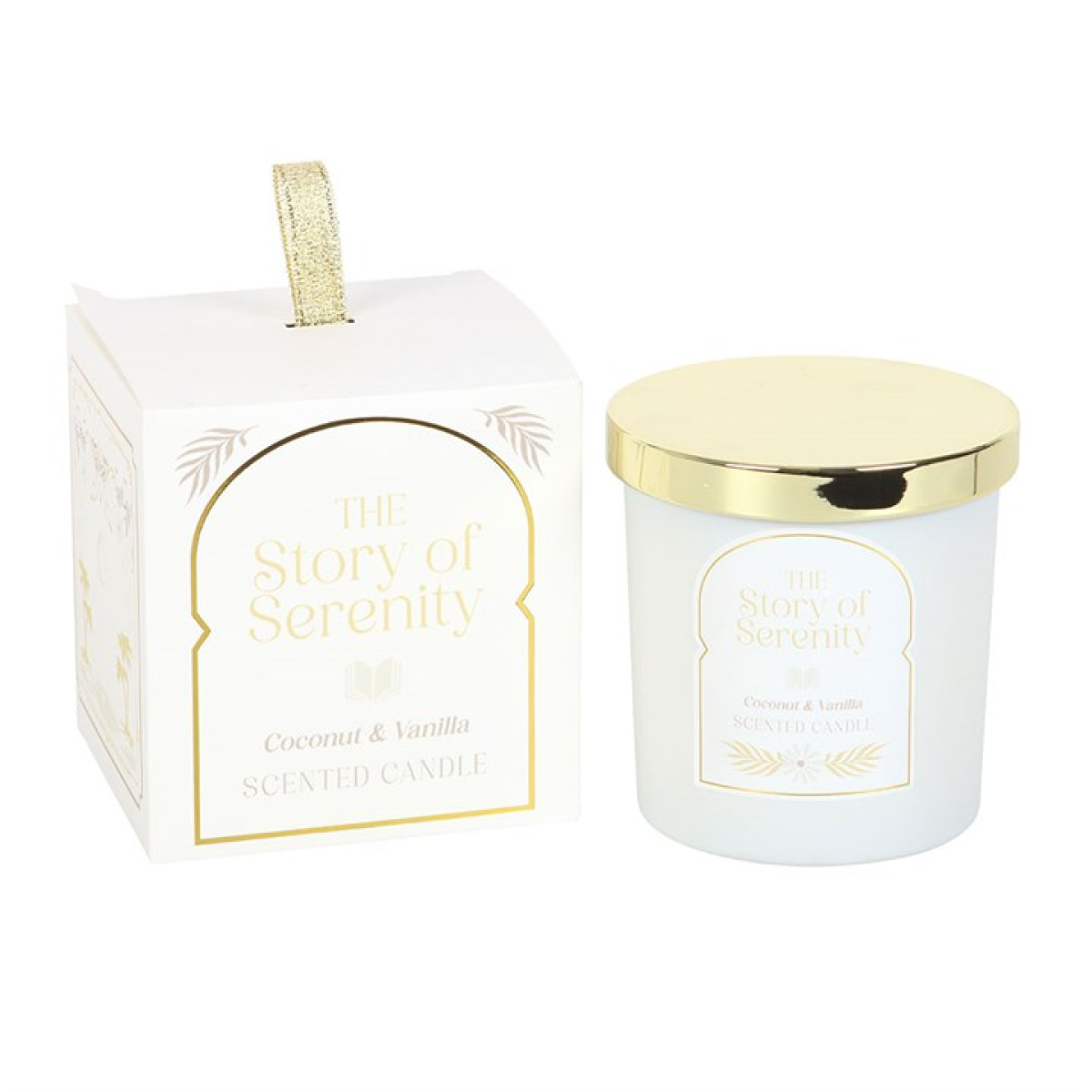 ✨ The Story of Serenity Coconut & Vanilla Candle – Peaceful Home Fragrance for Book Lovers 📚🕯️