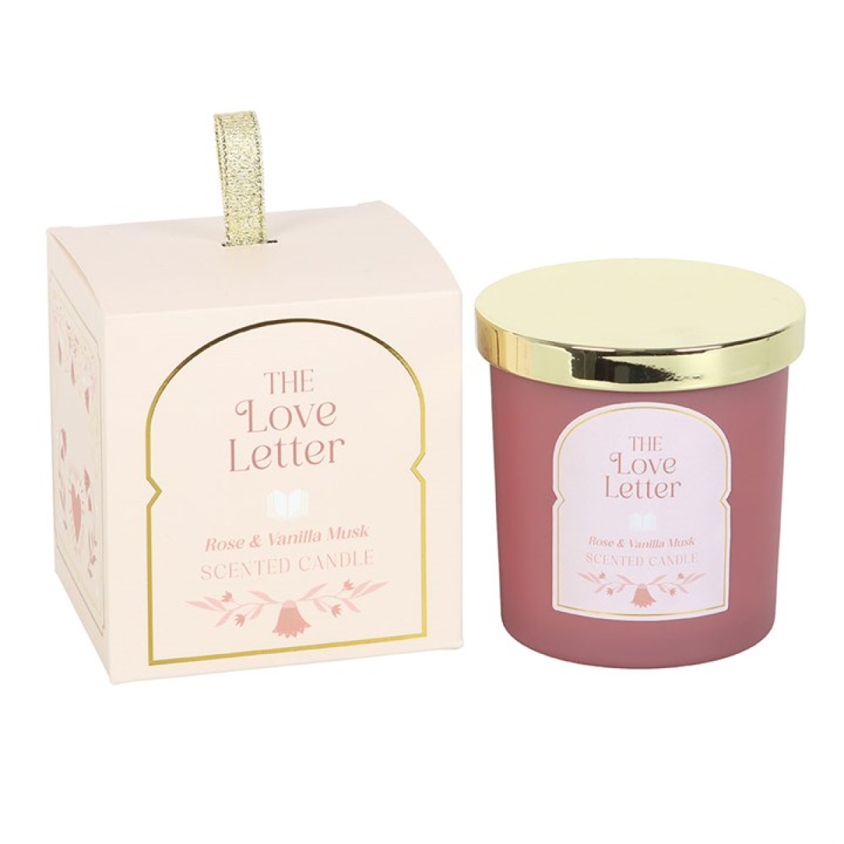 The Love Letter Rose & Vanilla Musk Candle – Cosy Romantic Reading Nook Gift 🕯️💌