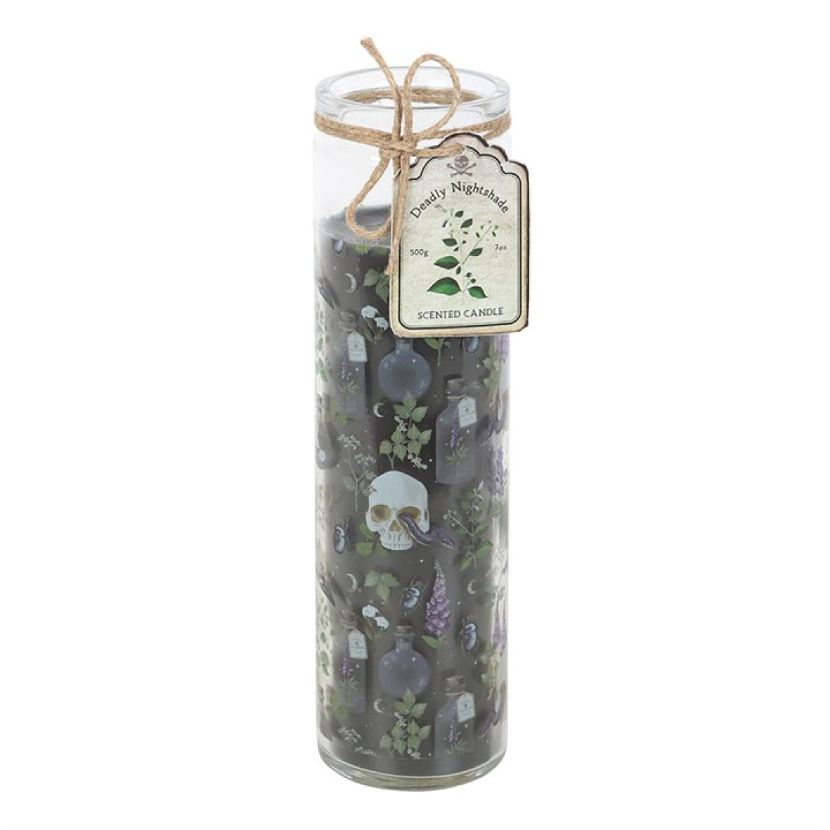 Poisonous Plants ‘Deadly Nightshade’ Glass Tube Candle 🕯️🌑