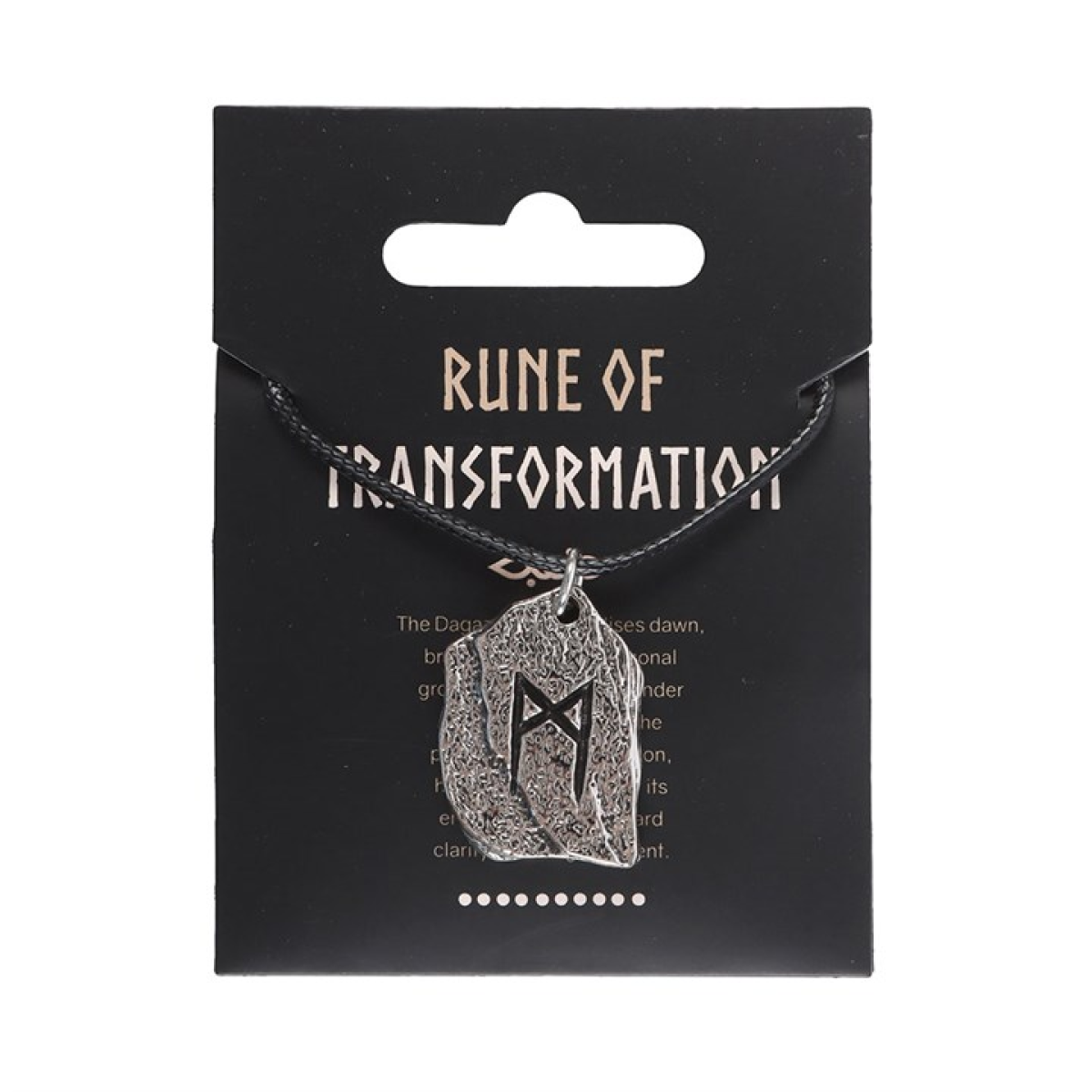 Collier viking cordon Rune de transformation