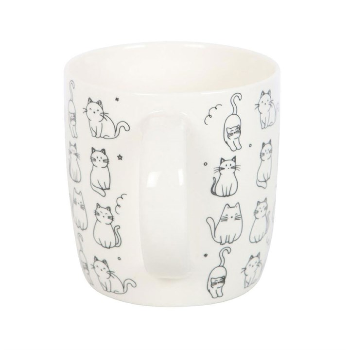 🐾 White Happy Cat Print Mug — Purrfectly Adorable & Impossible to Resist! 🐾