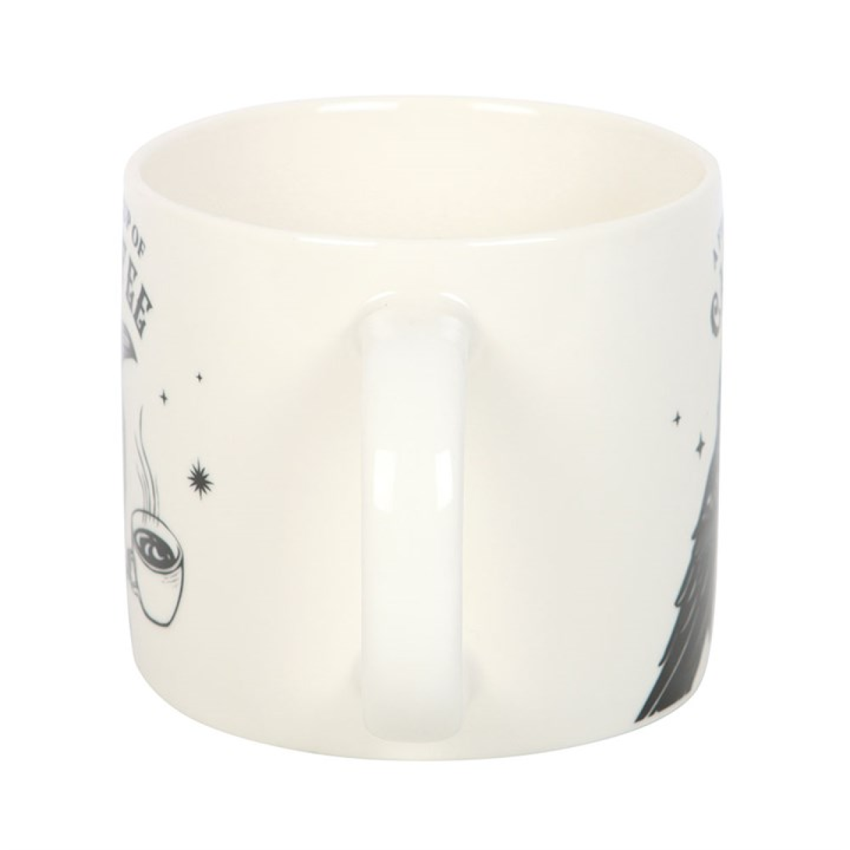 Mug à café corbeau Fresh Cup of Cawfee – Mug à café gothique en céramique de 500 ml