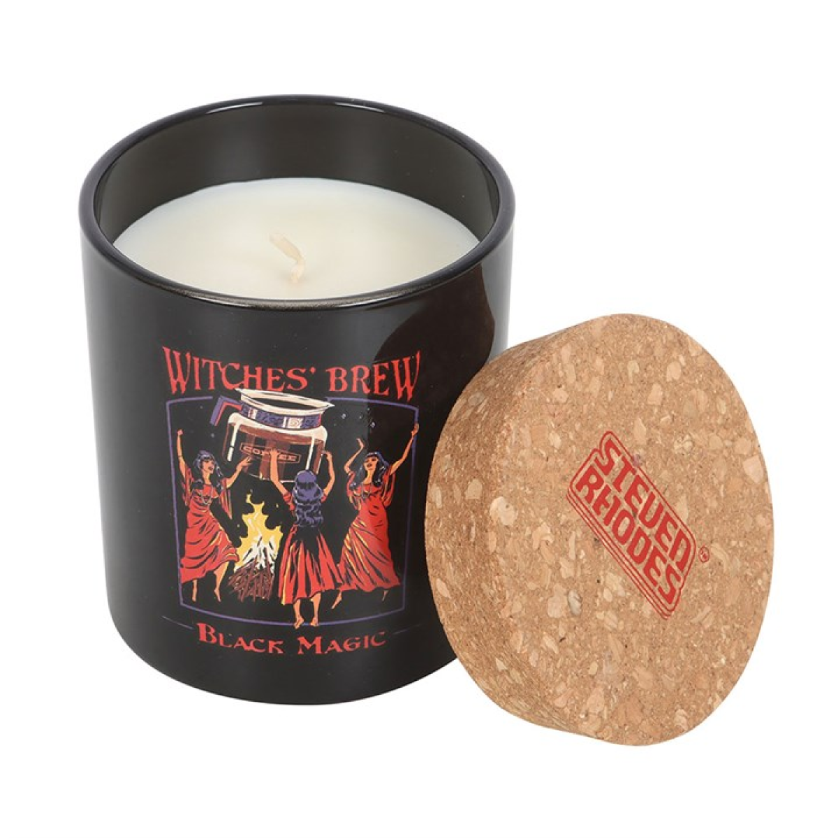 Bougie Lait d'Avoine Latte "Witches' Brew" par Steven Rhodes