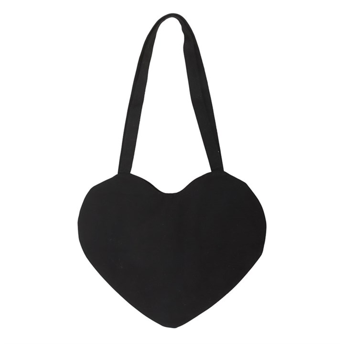 Sac fourre-tout Satin Burning Heart – Sac à bandoulière pop-punk léger en polyester