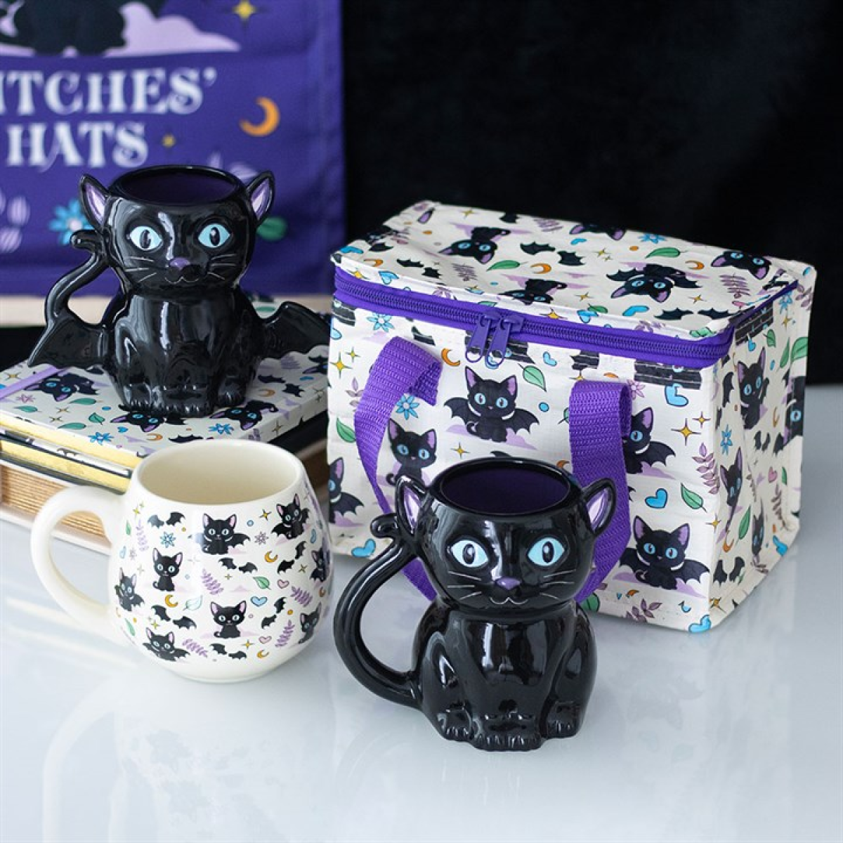 🐈‍⬛ Cute & Creepy Black Cat Mug – Gothic Charm for Every Sip ☕✨