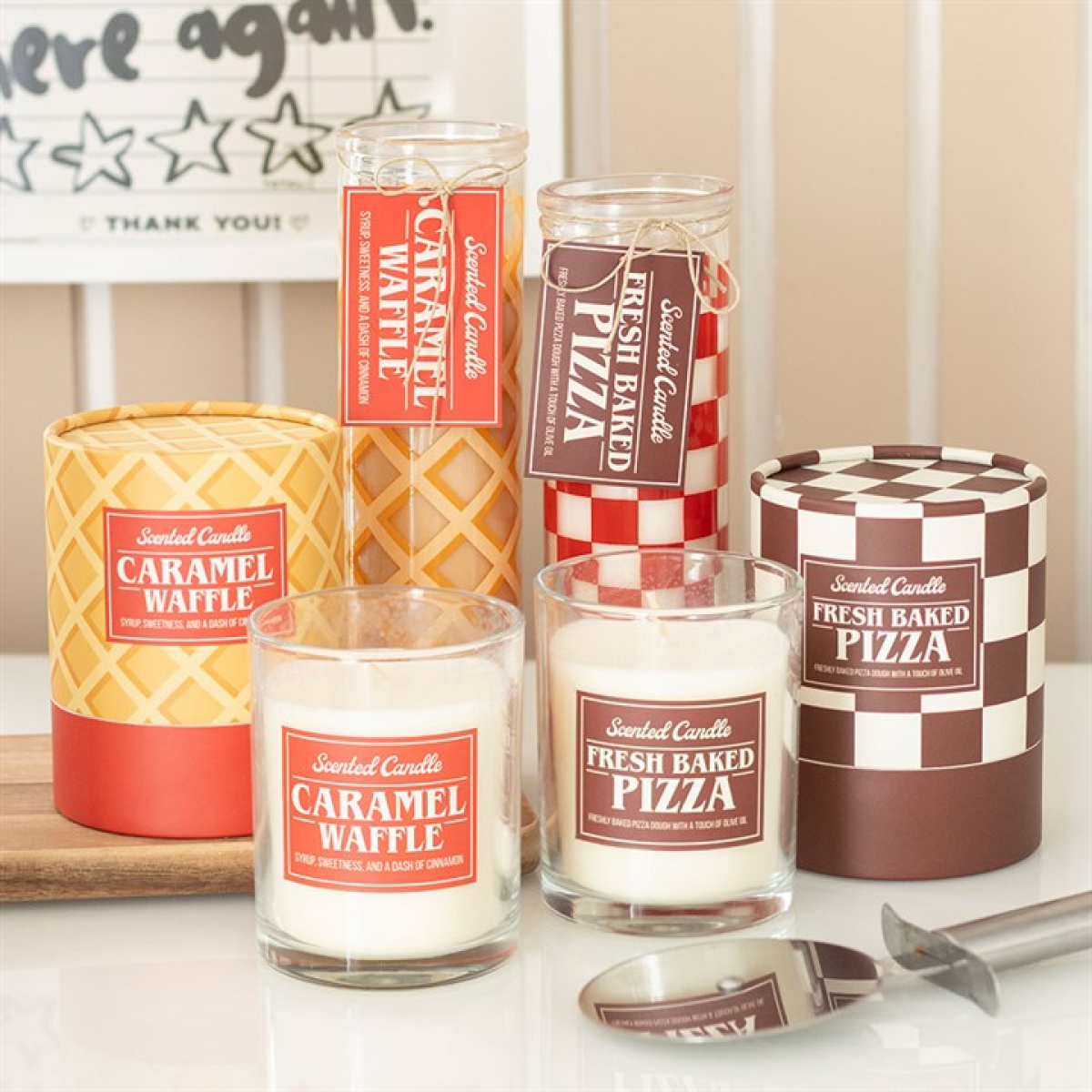 Bougie parfumée Gaufre au Caramel