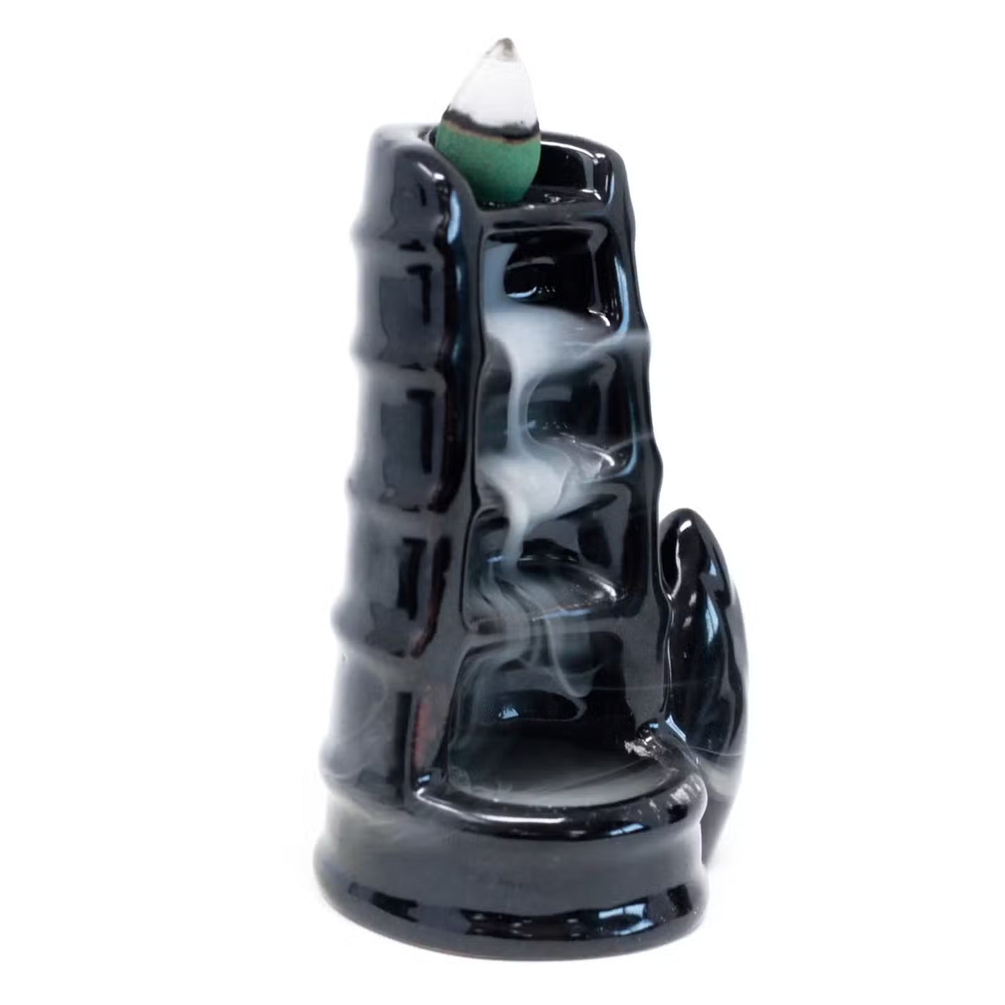 🌀 Backflow Incense Burner – Relaxing Aromatherapy Fountain 🌿 for Meditation & Yoga