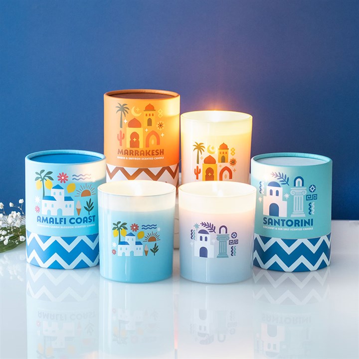 Bougie parfumée Santorin Coco & Sel marin