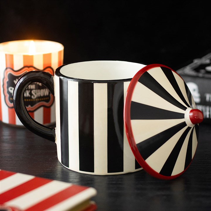Mug Tente de Cirque Rayé Noir