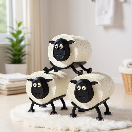 Sheep Toilet Roll Holder – Funny 3D Printed Bathroom Décor (Made in UK) 🐑🧻