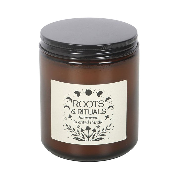 Bougie en verre ambré Roots & Rituals Evergreen
