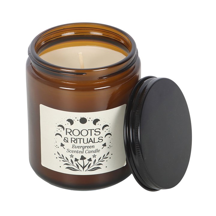 Bougie en verre ambré Roots & Rituals Evergreen