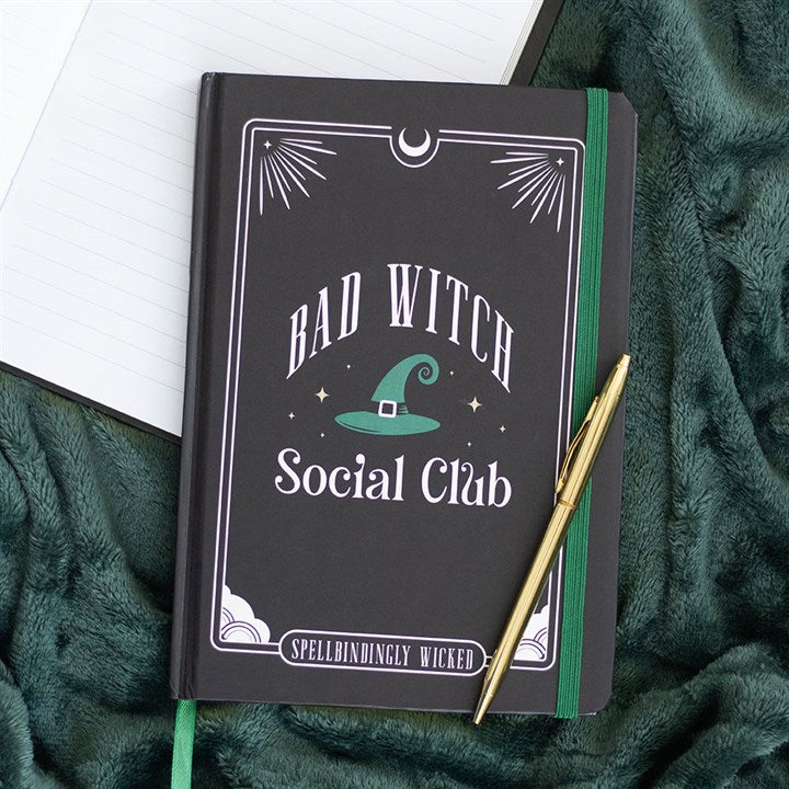 Carnet A5 du club social des mauvaises sorcières