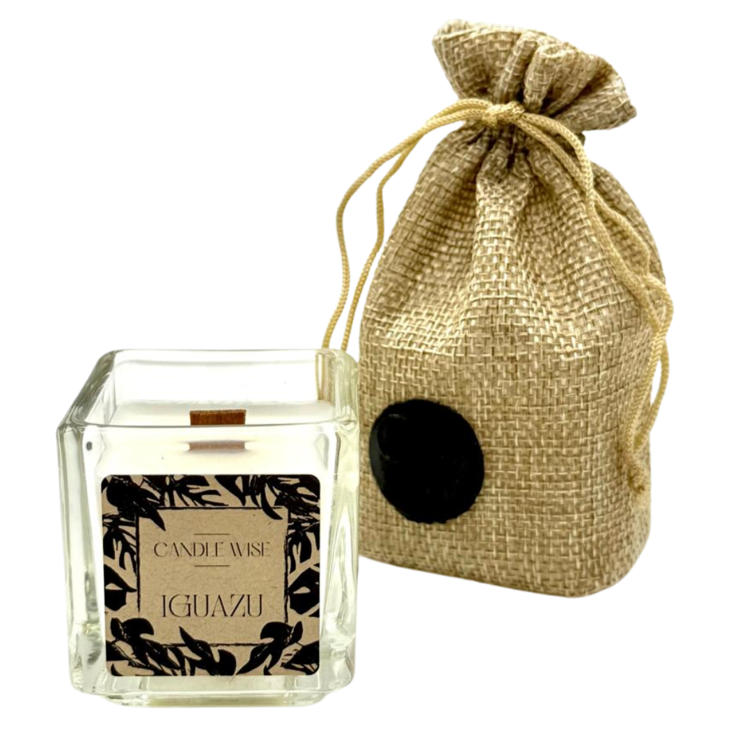 🌿 Iguazú Mini Travel Candle – Pure, Invigorating & Inspired by the Falls 🌧️✨