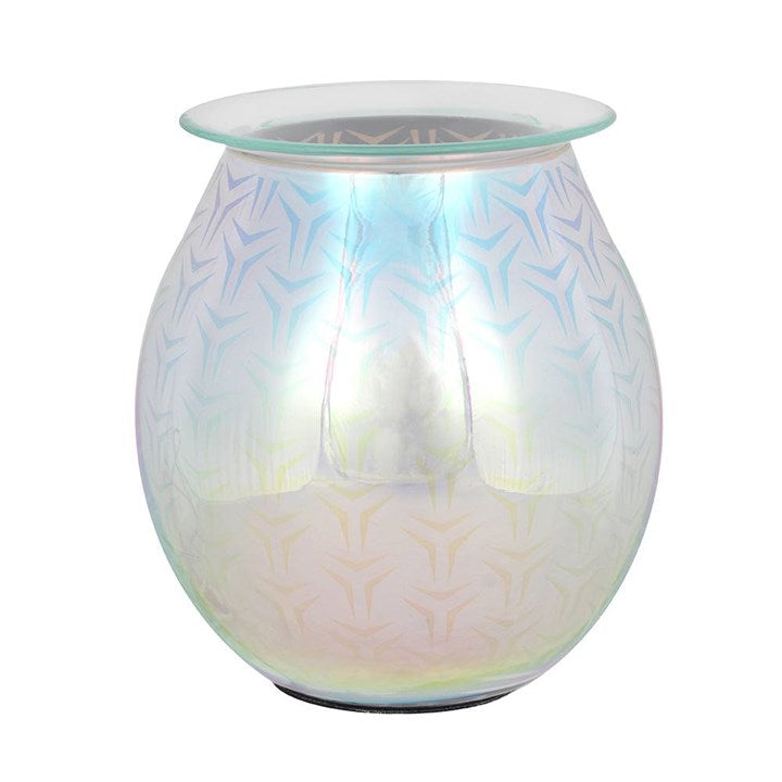 ✨ 3D Geometric Light Up Electric Oil Burner – Colourful Aromatherapy Experience 🌈