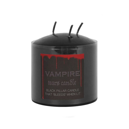 Bougie pilier Larmes de vampire 7,5 cm