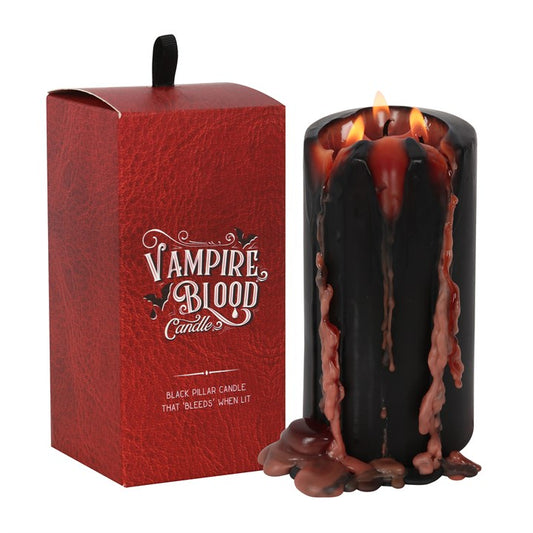 Grande bougie pilier Sang de Vampire
