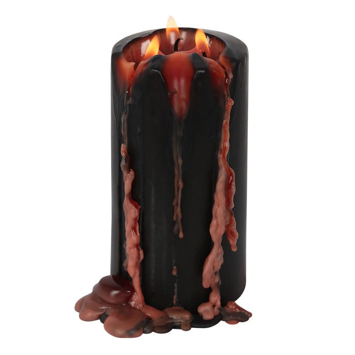 Grande bougie pilier Sang de Vampire