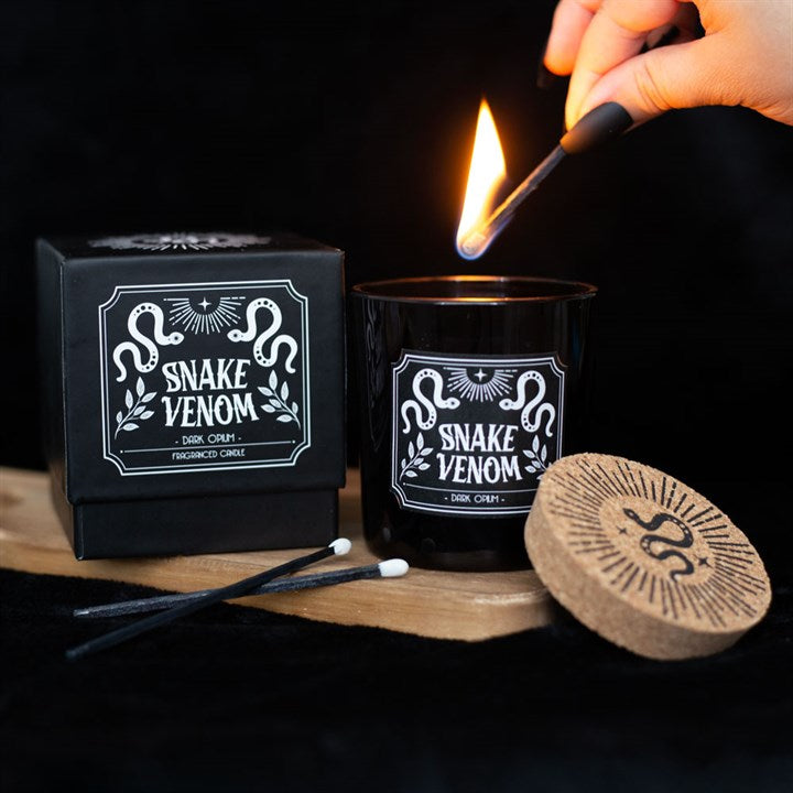Snake Venom Dark Opium Scented Candle – Enchantingly Dark Home Fragrance