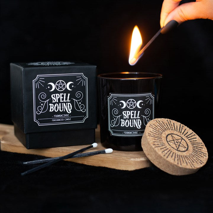 Spell Bound Frankincense Scented Candle – Enchanting Gothic Home Fragrance