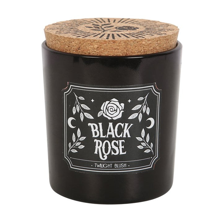 🖤 Black Rose Twilight Blush Candle – Enchanting Floral Scent for Mystical Evenings 🌹✨