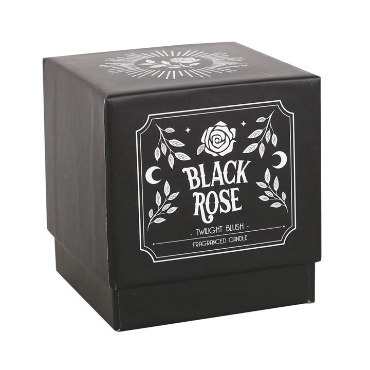 🖤 Black Rose Twilight Blush Candle – Enchanting Floral Scent for Mystical Evenings 🌹✨