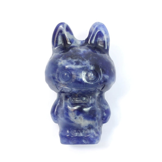 🌌 Labubu Sodalite Crystal Carving – Playful Wisdom & Insightful Energy 🌌