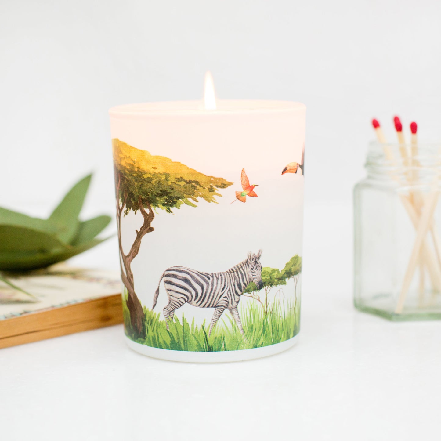 Vegan Scented Candle – Uplifting Grassland 🌱✨