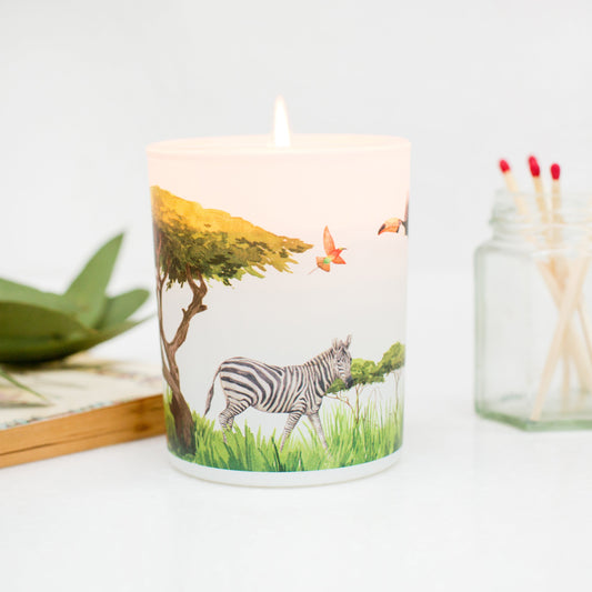 Vegan Scented Candle – Uplifting Grassland 🌱✨