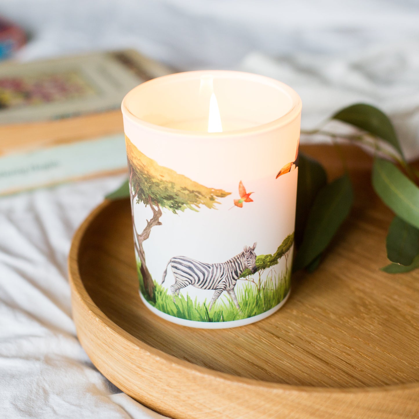 Vegan Scented Candle – Uplifting Grassland 🌱✨