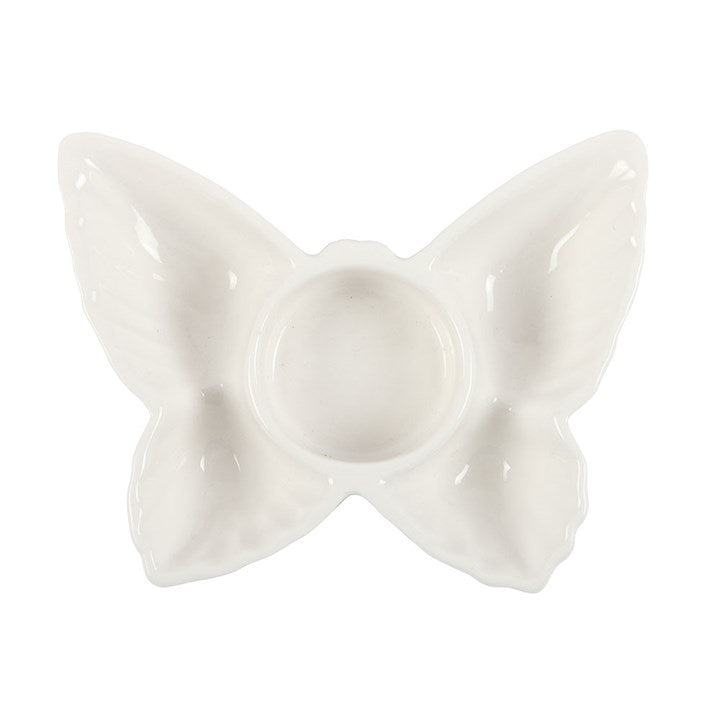 Photophore papillon blanc