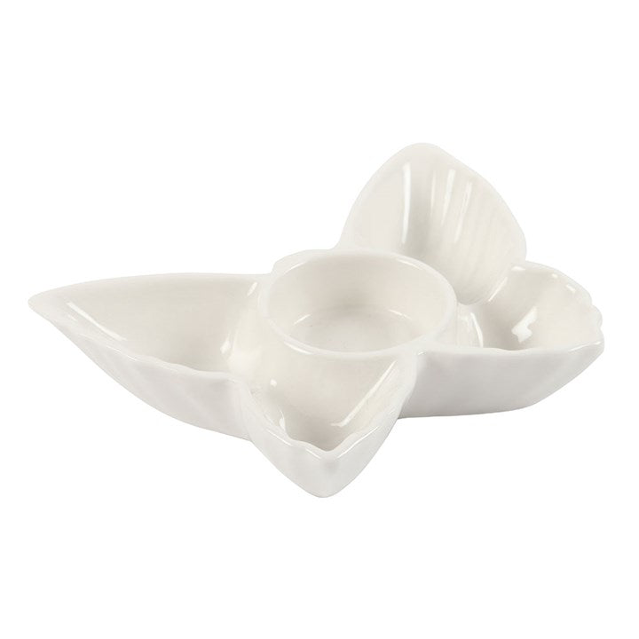 Photophore papillon blanc
