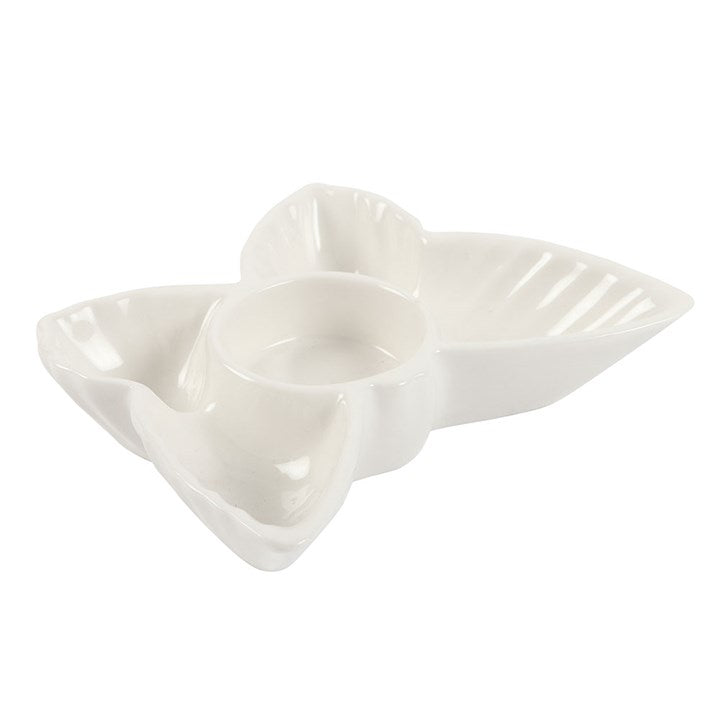 Photophore papillon blanc