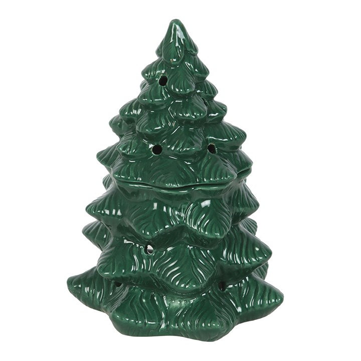 Brûleur à Huile Essentielle et Fondoir à Cire Sapin Vert
