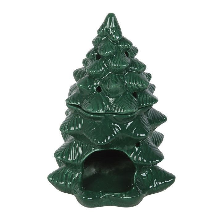 Brûleur à Huile Essentielle et Fondoir à Cire Sapin Vert