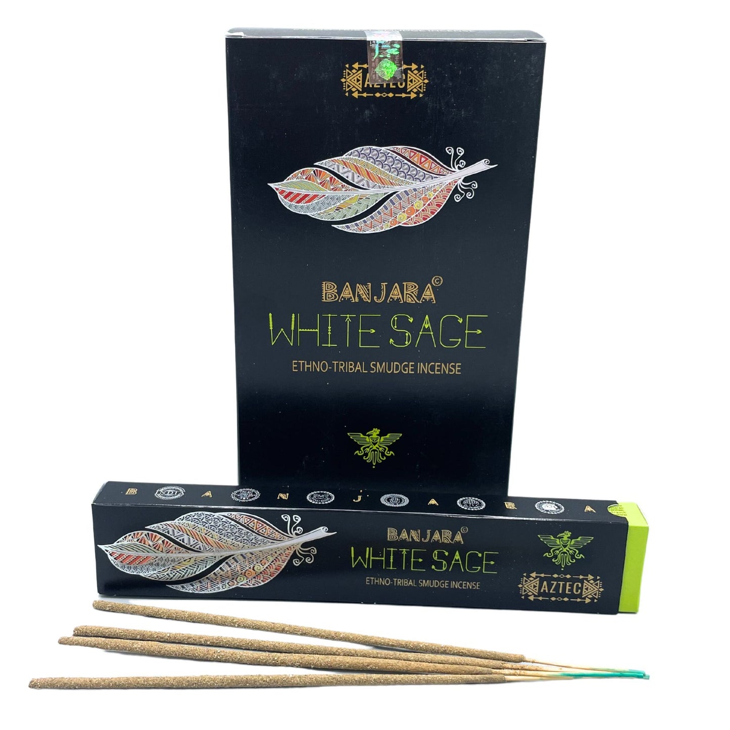 Banjara Tribal Smudge Incense – White Sage (15g) | Handmade in India | Purifying & Calming Aromatherapy
