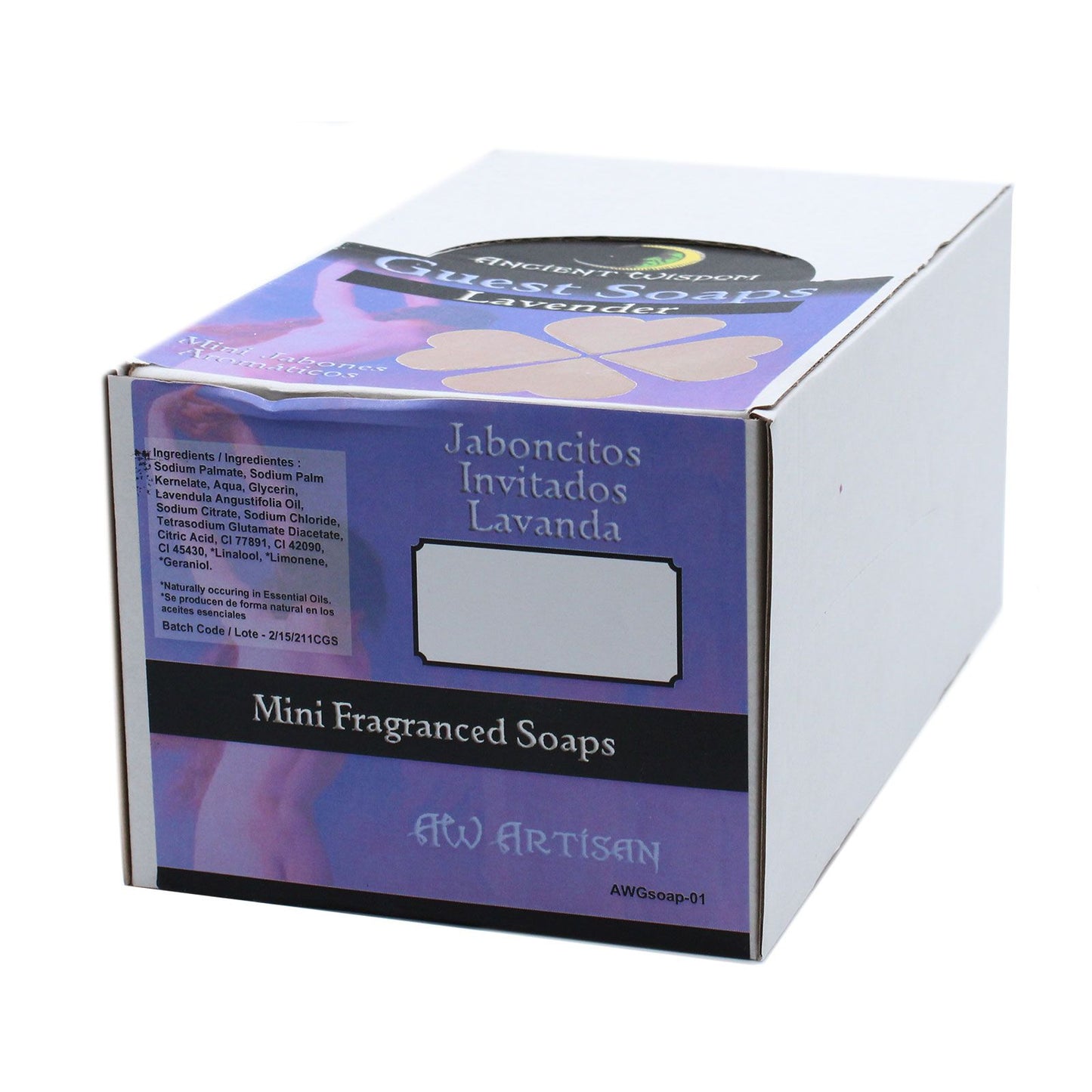 🌸 Heart Shaped Guest Soaps – SLS & Paraben Free | Pack of 10 Lavender Mini Soaps 💖